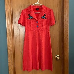 Pinup rockabilly style dress